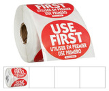 Chicken Pieces Sysco Classic Label Roll 2 INCH Round Use First Removable (500/Case) 