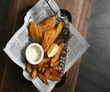 Chicken Pieces Sysco Classic Liner Basket 12x12 Newsprint (2000/Case) 