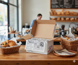 Chicken Pieces Sysco Classic Liner Basket 12x12 Newsprint (2000/Case)