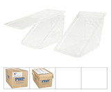Chicken Pieces Pactiv Container Plastic Hinged Sandwich Wedge 255 CT 
