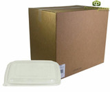 Chicken Pieces Sabert Lid Plastic Flat 9x9 Square 50 CT (6/Case) 