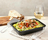 Chicken Pieces Sabert Container Plastic Ovenable 6.5x8.5 40 OZ (390/Case) 