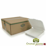 Chicken Pieces Earth Plus Container 100% Compostable 9SQ Hinged Lid 200 CT