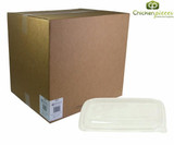 Chicken Pieces Sabert Clear Flat Lid Plastic 6x9 Rectangle (300/Case) 