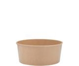 Chicken Pieces Dart Container Container Double Sided Poly Paper Round Kraft 32 oz. 50 CT (6/Case) 