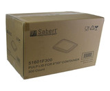 Chicken Pieces Sabert Lid Biodegradable Pulp Rectangular For 20 oz. & 30 oz (300/Case) 