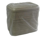 Chicken Pieces Sabert Lid Biodegradable Pulp Rectangular For 20 oz. & 30 oz (300/Case) 