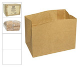Chicken Pieces Pack N'Eat Grease Resistant Kraft Paper Bags, Self-Standing  (1000/Case) 