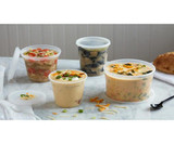  Newspring Inter Lid Plastic Clear for 8/16/32 oz. Container (480/Case) 