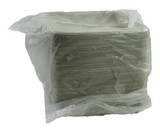  Sabert Container Paper Pulp Square 32 oz. (300/Case) Recyclable & Unbleached 
