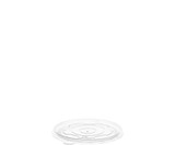 Chicken Pieces Dart Container Lid Clear Vented 8-12 oz. (300/Case) Dual-Temperature PP Flat Lid 