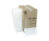 Chicken Pieces Versatainer Container Plastic Microwaveable White With Lid 28 OZ (150/Case) 