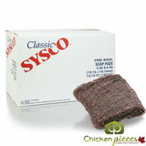 Chicken Pieces Sysco Pad Soap Steel Wool Hotel Size 10 CT (12/Case) Cleaning Formula Saturated