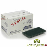 Chicken Pieces Sysco Pad Scour Medium Nylon 3.5x6 (40/Case) General Purpose