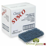 Chicken Pieces Sysco Pad Scour Extra Heavy Nylon 3.5x6 Blue (20/Case)