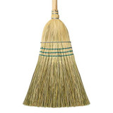 Chicken Pieces Sysco Broom Warehouse Corn Blend (6/Case) - Natural Fibers, Wooden Handle 