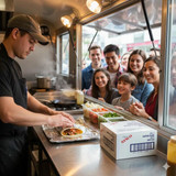 Chicken Pieces Sysco Band Napkin bright white paper  (2000/Case) Auto Adhesive Cutlery Wrapper