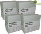Chicken Pieces Sysco Straw Paper Compostable Eco-Friendly 8 White Regular 375 CT (4/Case) 