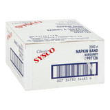 Chicken Pieces Sysco Classic Band Napkin Burgundy (2000/Case) - Sanitary Cutlery Wrapping 