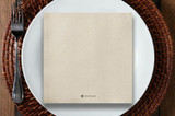  Fashnpoint Napkin Dinner 16x16 Ultra 1/4 Fold Natural 50CT (24/Case) 