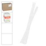  Stone Plastics Straw Plastic Wrapped 8 in. Super Jumbo 300 CT (6/Case) 