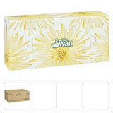 Chicken Pieces White Swan 2-Ply Ultimate Facial Tissue 100 Count (30/Case) - Soft & Durable 
