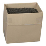 Chicken Pieces Stone Plastics Straw Cocktail 8 in. Black Sturdi-Sip (5000/Case) 
