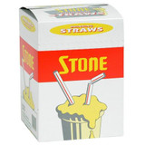 Chicken Pieces Stone Plastics Straw Plastic Flexible Unwrapped 8 inches 500 CT (25/Case) 