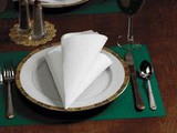 Chicken Pieces FashnPoint White Dinner Napkins 15.5"x15.5" 100 ct. (8/Case) 