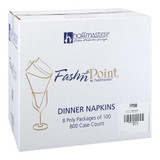 Chicken Pieces FashnPoint White Dinner Napkins 15.5"x15.5" 100 ct. (8/Case) 