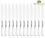 Chicken Pieces Oneida Tidal Dinner Knife, Stainless Steel, 12/Case - Elegant and Durable Flatware 