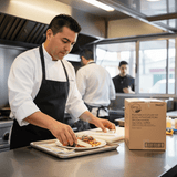 Chicken Pieces Sysco Earth Plus Kit Cutlery PSM Beige Knife, Fork, Spoon, Napkin, Salt & Pepper (250/Case)