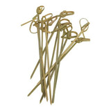 Chicken Pieces Natural Pick Skewer Bamboo Noshi Kushi 4 inches 100 CT (25/Case) 