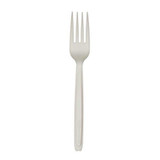 Chicken Pieces Eco Products Fork Biodegradable White 6 inches 40 CT (24/Case) 