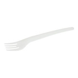 Chicken Pieces Eco Products Fork Plastic Compostable Plantware Medium 6 (1000/Case) 