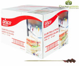 Chicken Pieces Disco Products Wood Frill Pick, 4.5 inches, 1000 CT (10/Case) - Perfect for Appetizers 