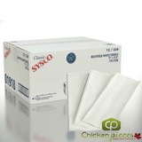 Chicken Pieces Sysco Classic Hand Towel Multifold White 334 ct. (12/Case) - 1-Ply, Good Absorbency