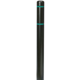 Chicken Pieces Innoplast BollardGard 4 11/16" x 52" Black Bollard Cover with Reflective Stripes 