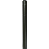 Chicken Pieces Innoplast BollardGard 4 11/16" x 52" Black Bollard Cover with Reflective Stripes 