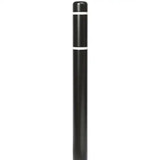 Chicken Pieces Innoplast BollardGard 4 11/16" x 52" Black Bollard Cover with Reflective Stripes 