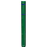 Chicken Pieces Innoplast BollardGard 4 11/16" x 52" Green Bollard Cover with Reflective Stripes 