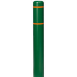 Chicken Pieces Innoplast BollardGard 7 1/8" x 52" Green Bollard Cover with Reflective Stripes 