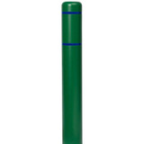 Chicken Pieces Innoplast BollardGard 7 1/8" x 52" Green Bollard Cover with Reflective Stripes 