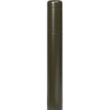 Chicken Pieces Innoplast BollardGard 7 1/8" x 60" Brown Bollard Cover with Reflective Stripes 