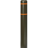 Chicken Pieces Innoplast BollardGard 7 1/8" x 60" Brown Bollard Cover with Reflective Stripes 