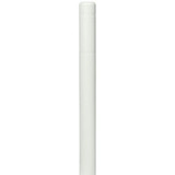 Chicken Pieces Innoplast BollardGard 4 11/16" x 64" White Bollard Cover with Reflective Stripes - Durable HDPE 