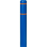  Innoplast BollardGard Blue Bollard Cover 7 1/8" x 52" with Reflective Stripes 