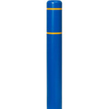  Innoplast BollardGard Blue Bollard Cover 7 1/8" x 52" with Reflective Stripes 