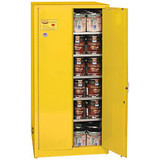 Chicken Pieces Eagle Manufacturing Yellow Paint Safety Cabinet with 2 Manual-Closing Doors 
