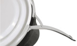 Chicken Pieces Eagle Manufacturing 30 Gallon Black Plastic Barrel Drum with Metal Lever-Lock 